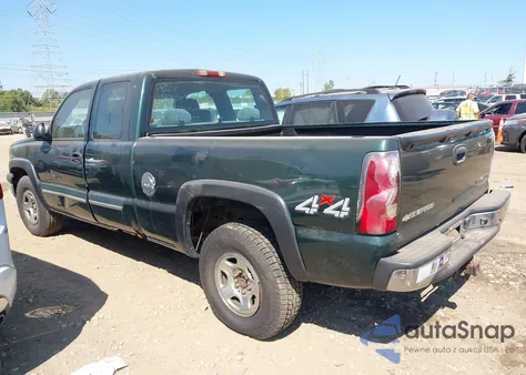 2004 Chevrolet Silverado 1500 Ls из США, поврежденный, VIN 2GCEK19T741246704